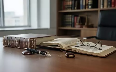 Ein aufgeschlagenes Gesetzbuch und ein Füllfederhalter auf einem Schreibtisch in einer Anwaltskanzlei. - Foto: über boerse-global.de