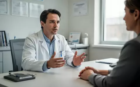 Arzt im Gespräch mit einem Patienten in einer modernen medizinischen Praxis. - Foto: über boerse-global.de