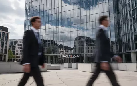 Ein modernes Bürogebäude im Frankfurter Bankenviertel an einem bewölkten Tag, das die aktuelle wirtschaftliche Lage symbolisiert. - Foto: über boerse-global.de