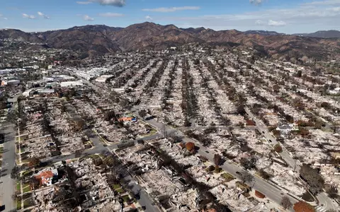 Im Januar 2025 hatten verheerende Brände ganze Viertel von Los Angeles verwüstet. (Archivbild) - Foto: Jae C. Hong/AP/dpa