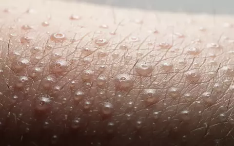 Nahaufnahme der menschlichen Hautstruktur unter natürlichem Licht zur Veranschaulichung biologischer Alterungsprozesse. - Foto: über boerse-global.de