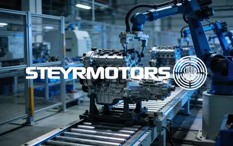 Abstraktes Bild einer modernen industriellen Fertigungslinie für Motoren mit Fokus auf Technik und Fertigungsprozesse. - Foto: über boerse-global.de