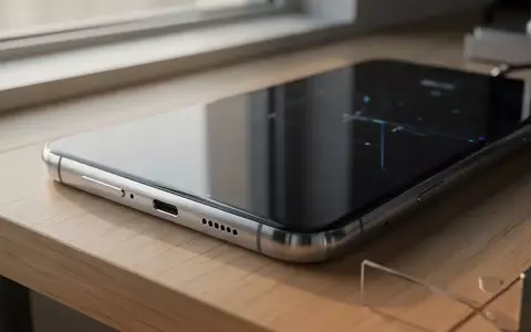 Ein modernes Smartphone liegt auf einem minimalistischen Holztisch in einer professionellen Testumgebung. - Foto: über boerse-global.de