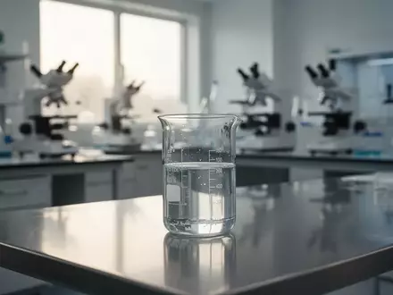 Ein modernes, steriles Biotechnologie-Labor mit wissenschaftlicher Ausrüstung im unscharfen Hintergrund. - Foto: über boerse-global.de