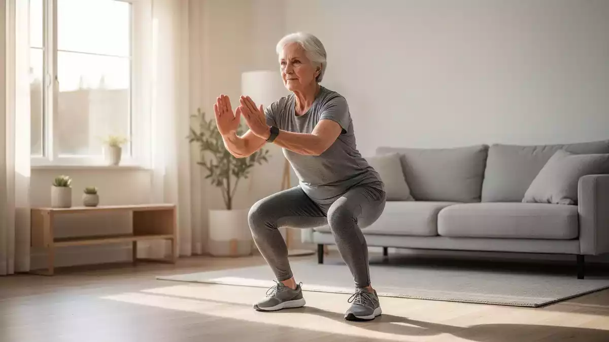 Krafttraining für Senioren: Vier Übungen zur Sturzprophylaxe im Alltag