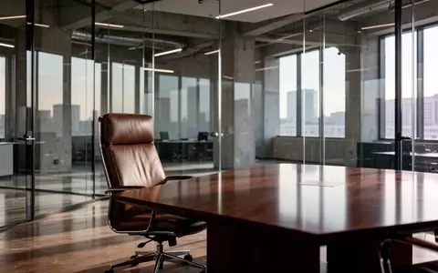 Ein leerer Konferenzraum in einem modernen Bürogebäude mit großen Glasfronten und natürlichem Lichteinfall. - Foto: über boerse-global.de