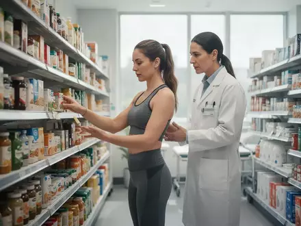Ein Patient trainiert in einem als Supermarkt gestalteten Therapieraum unter Anleitung einer Ergotherapeutin. - Foto: über boerse-global.de