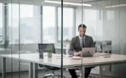 Ein moderner, heller Büroarbeitsplatz mit einem Laptop, der eine professionelle und technologische Arbeitsumgebung darstellt. - Foto: über boerse-global.de