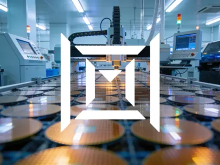 Abstrakte Darstellung einer modernen Halbleiterfertigung mit Fokus auf Technologie und industrielle Präzision. - Foto: über boerse-global.de