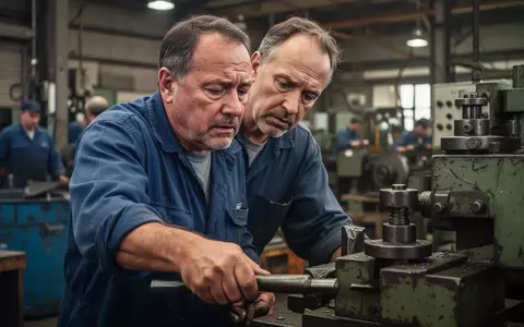 Ein körperlich arbeitender Mensch in einem industriellen Umfeld, der Anzeichen von Erschöpfung zeigt. - Foto: über boerse-global.de