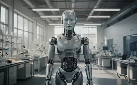 Ein moderner humanoider Roboter steht in einem hellen, technologisch fortschrittlichen Labor. - Foto: über boerse-global.de