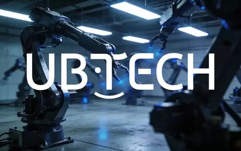 Abstraktes Bild einer hochmodernen Robotik-Werkstatt mit futuristischer Beleuchtung. - Foto: über boerse-global.de