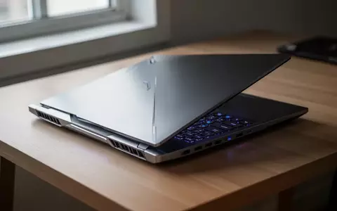 Ein moderner Gaming-Laptop steht auf einem Schreibtisch bei natürlichem Licht. - Foto: über boerse-global.de
