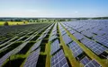 Weitläufiger Solarpark mit zahlreichen Photovoltaik-Modulen in einer grünen Landschaft bei sonnigem Wetter. - Foto: über boerse-global.de