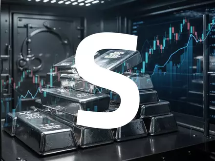 Glänzende Silberbarren in einem dunklen Tresor, die ein wachsendes Finanzmarkt-Thema symbolisieren. - Foto: über boerse-global.de