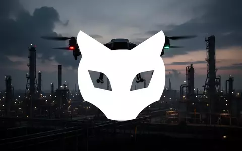 Eine technologische Drohne über einer stimmungsvollen Industrielandschaft bei Dämmerung. - Foto: über boerse-global.de