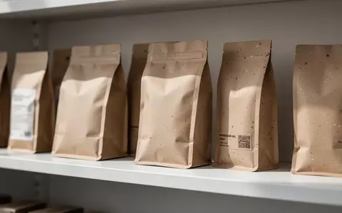 Nahaufnahme von verschiedenen nachhaltigen Produktverpackungen in einem Regal, die auf die neuen EU-Kennzeichnungsregeln hinweist. - Foto: über boerse-global.de