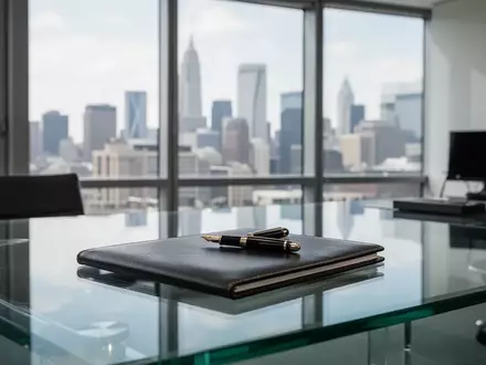 Modernes, helles Bürointerieur mit Blick auf eine Skyline, das eine professionelle und klare Geschäftsatmosphäre vermittelt. - Foto: über boerse-global.de