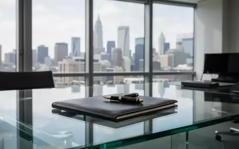 Modernes, helles Bürointerieur mit Blick auf eine Skyline, das eine professionelle und klare Geschäftsatmosphäre vermittelt. - Foto: über boerse-global.de
