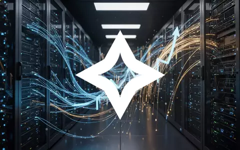 Abstraktes Bild einer digitalen Infrastruktur mit leuchtenden Lichtleitern als Symbol für die Krypto-Marktentwicklung. - Foto: über boerse-global.de
