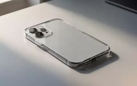 Ein minimalistisches Smartphone mit durchsichtiger Rückseite liegt auf einem hellen Schreibtisch in natürlichem Licht. - Foto: über boerse-global.de