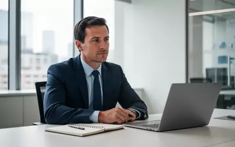Ein professioneller Analyst in einem modernen Büro, der konzentriert an einem Laptop arbeitet. - Foto: über boerse-global.de