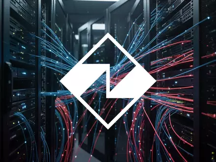 Abstraktes, dunkles Serverraum-Szenario mit leuchtenden Kabeln zur Visualisierung einer Cyber-Sicherheitsbedrohung. - Foto: über boerse-global.de