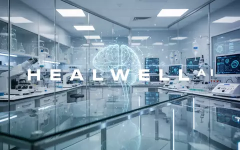 Abstrakte Darstellung von künstlicher Intelligenz im medizinischen Bereich mit moderner Labortechnologie. - Foto: über boerse-global.de