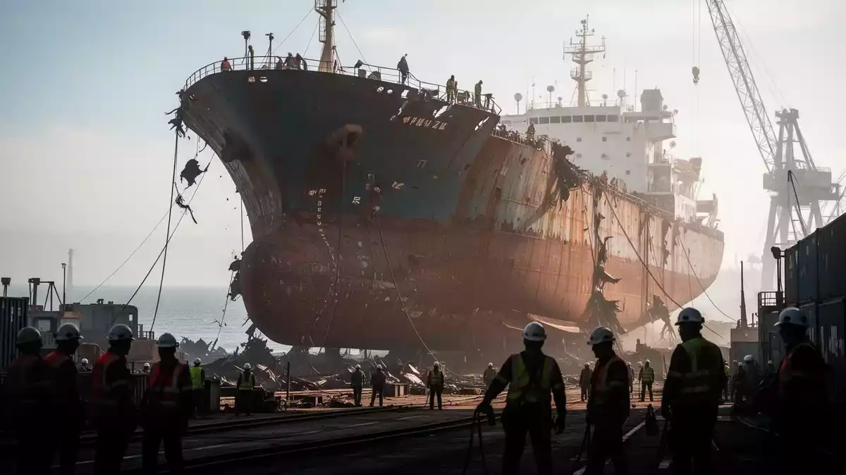 A worker injured in a toxic gas leak at a shipbreaking yard in Sitakunda, Bangladesh, has died in hospital, bringing the death toll from the incident to ten. Idris Ali, 42, passed away in the…