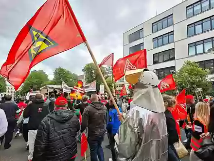 Stahldemo der IG Metall (Archiv) - Foto: via dts Nachrichtenagentur