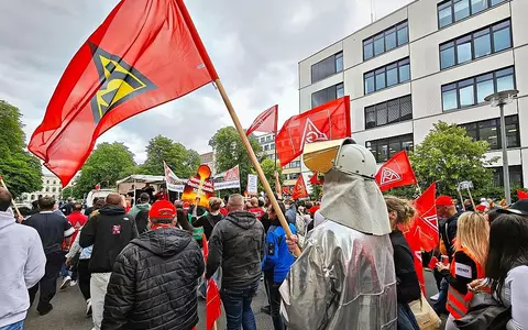 Stahldemo der IG Metall (Archiv) - Foto: via dts Nachrichtenagentur