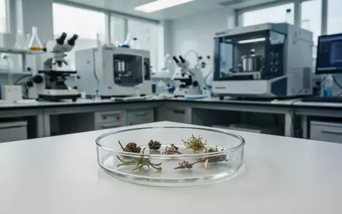 Ein steriles Labor mit wissenschaftlichen Geräten und einer Petrischale auf einem Labortisch. - Foto: über boerse-global.de