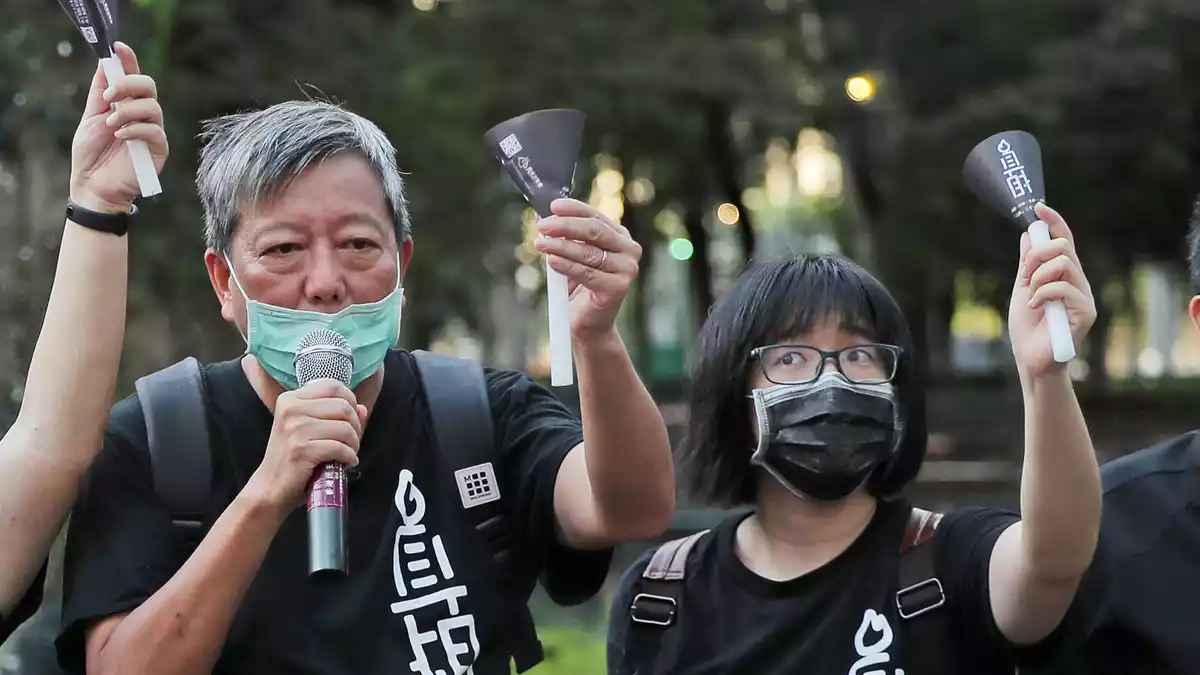 Lee und Chow hatten sich in dem Verfahren nicht schuldig bekannt. (Archivbild)  - Bild: Kin Cheung/AP/dpa