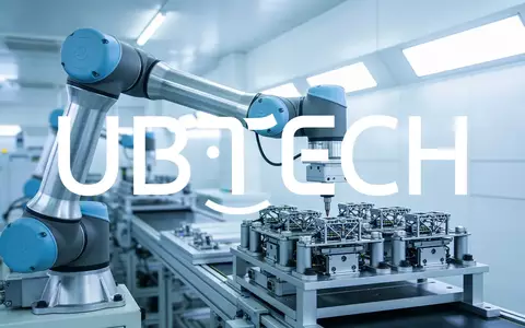 Ein präziser Roboterarm in einer modernen, hell beleuchteten Industrieumgebung, der technologischen Fortschritt symbolisiert. - Foto: über boerse-global.de