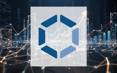 Abstrakte digitale Finanzlandschaft mit leuchtenden geometrischen Strukturen als Symbol für den Kryptomarkt. - Foto: über boerse-global.de