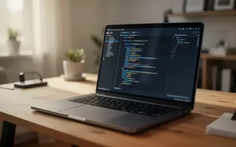 Ein aufgeräumter, minimalistischer Arbeitsplatz mit einem Laptop in einem lichtdurchfluteten Büro. - Foto: über boerse-global.de