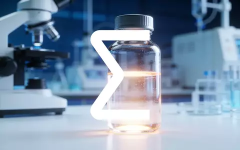 Ein gläsernes Fläschchen in einem modernen biotechnologischen Labor, das Fortschritt und medizinische Innovation symbolisiert. - Foto: über boerse-global.de