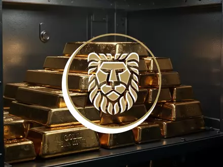 Stapel aus Goldbarren in einem Tresor mit dramatischer Beleuchtung - Foto: über boerse-global.de