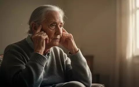 Eine nachdenklich wirkende ältere Person sitzt in einem sonnendurchfluteten Raum und stützt den Kopf nachdenklich ab. - Foto: über boerse-global.de