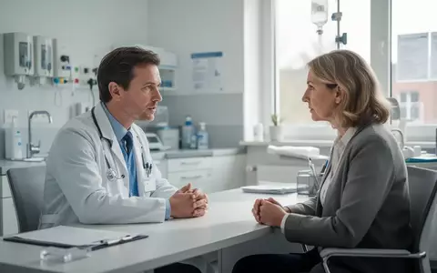 Ein Arzt und ein Patient in einem hellen, modernen Behandlungsraum während eines Beratungsgesprächs. - Foto: über boerse-global.de
