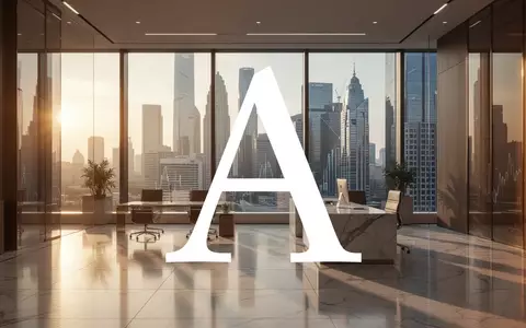 Abstraktes, professionelles Bürointerieur mit Blick auf eine moderne Finanzmetropole bei Sonnenuntergang. - Foto: über boerse-global.de