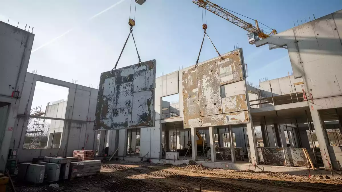 ReUse Hub in Kolkwitz: Richtfest für kreislauffähiges Bauen mit gebrauchten Betonteilen