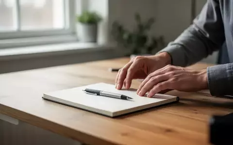 Ein aufgeräumter Schreibtisch mit einem Notizbuch und einem Stift in einem hellen, produktiven Büroambiente. - Foto: über boerse-global.de