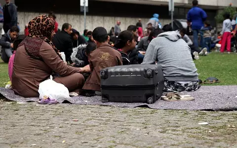Flüchtlinge an einer Aufnahmestelle (Archiv) - Foto: via dts Nachrichtenagentur