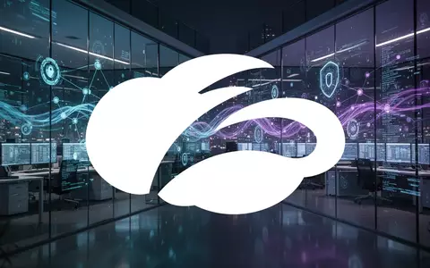 Abstrakte Darstellung eines modernen Cybersicherheits-Kontrollzentrums mit digitalen Datenströmen und Netzwerkknoten. - Foto: über boerse-global.de