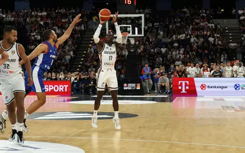 Dennis Schröder und Co. hatten viel Spaß beim Supercup. - Foto: Matthias Stickel/dpa