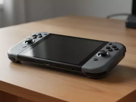 Ein modernes Gaming-Handheld-Gerät liegt auf einem Schreibtisch. - Foto: über boerse-global.de