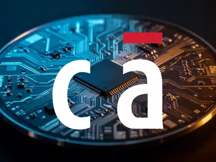 Abstrakte Darstellung von Mikrochip-Schaltkreisen auf einem Wafer, die technologische Innovation und industrielles Wachstum symbolisiert. - Foto: über boerse-global.de