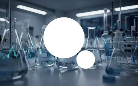 Abstrakte Darstellung eines modernen Labors mit gedimmtem Licht, symbolisch für die Biotechnologiebranche. - Foto: über boerse-global.de