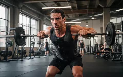 Ein Sportler bei einem intensiven funktionellen Training in einem modernen Fitnessstudio, Fokus auf Anstrengung und Dynamik. - Foto: über boerse-global.de